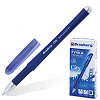 Ручка гелевая BRAUBERG City, резиновый упор, 0.5мм, корпус синий, синяя