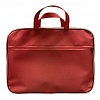 Папка-портфель Lamark, A4, 1 отделение, на молнии, с ручками, внутр. карман, карман снаружи на молнии, текстиль, красная