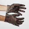 Перчатки полиэтиленовые черные, р. M (средние), 8мкм, 50пар(100шт)/уп, LAIMA