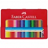 Набор цветных карандашей Faber-Castell Grip, 36цв, корпус трехгранный, в металлической коробке