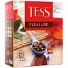 Чай черный TESS Pleasure с шиповником и яблоком, 100x1.5г