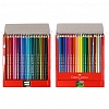 Набор цветных акварельных карандашей Faber-Castell, 48цв, с кисточкой, корпус шестигранный, в картонной коробке