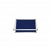Доска-витрина с текстильным покрытием 2х3  150х100см, алюминиевая рамка, синяя (GT11510СИН)